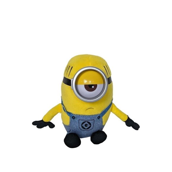 Ty Despicable Me 3 Minion Mel Overalls Plush Stuffed Animal 2017 5.75" - Picture 1 of 6